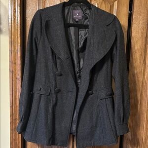 Forever 21 Dark Grey Women's Pea Coat